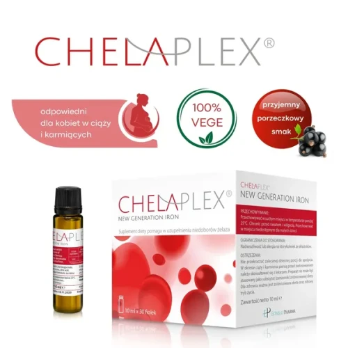 Chelaplex, 10 ml x 20 fiolek - Uzupełnia niedobory żelaza - 2