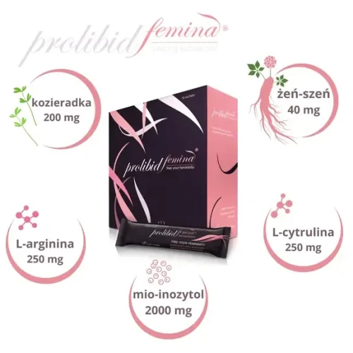 Prolibid Femina, 30 saszetek -  Z myślą o kobiecym libido - 1
