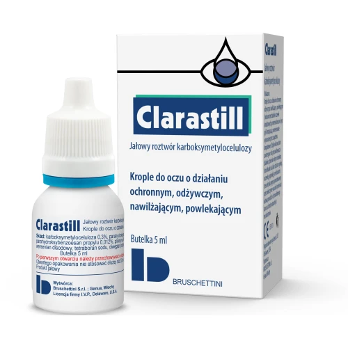 Clarastill, krople do oczu, 5 ml - Jałowy roztwór karboksymetyloceluozy - 1