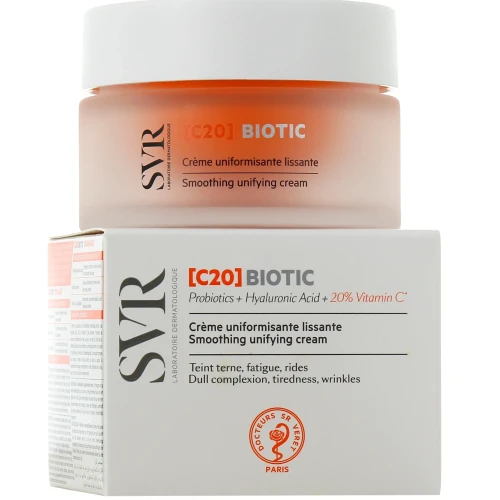 SVR Biotic C20 Regenerująco-rozświetlający krem przeciwzmarszczkowy, 50 ml - Z witaminą C, na przebarwienia i oznaki starzenia - 2
