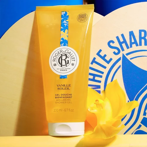 Roger & Gallet Bois Vanilla żel 250 ml - Żel o kremowej pianie do kąpieli lub pod prysznic - 1
