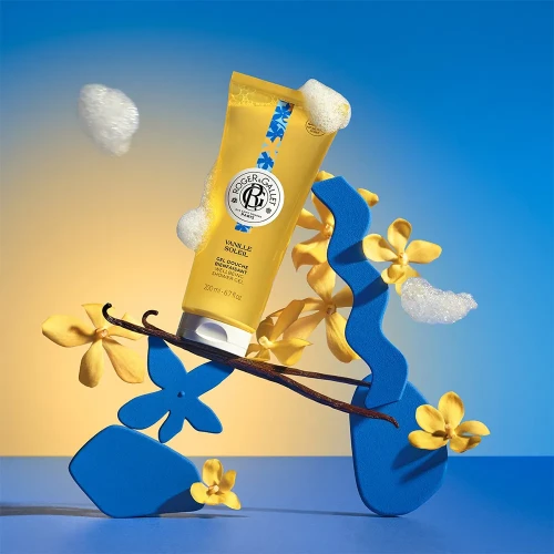 Roger & Gallet Bois Vanilla żel 250 ml - Żel o kremowej pianie do kąpieli lub pod prysznic - 3