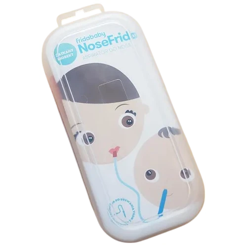 Fridababy NoseFrida Aspirator do nosa, 1 sztuka - Z wymiennymi filtrami higienicznymi - 4