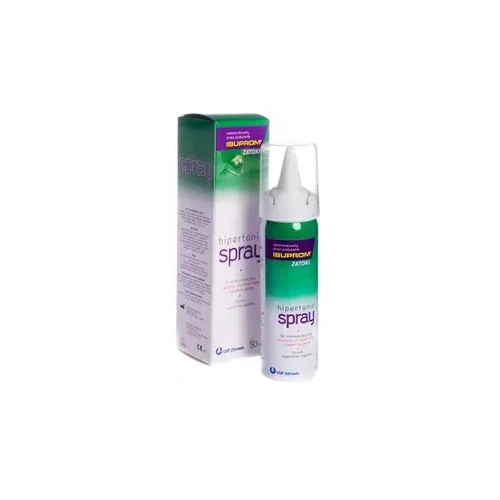 Zatoki Hipertonic Spray, 50 ml - Pomaga w usuwaniu wydzieliny z nosa u dorosłych i dzieci powyżej 2. roku życia - 1