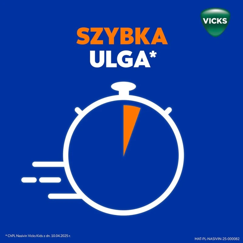 Nasivin Vicks Kids 0,25 mg/ml, aerozol do nosa 10 ml - Dla dzieci od 1. do 6. roku życia – zmniejsza obrzęk, odtyka nos, ułatwia oddychanie - 3