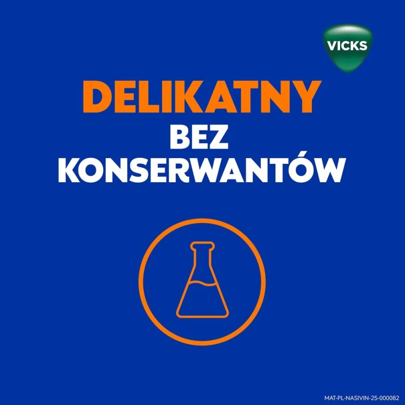 Nasivin Vicks Kids 0,25 mg/ml, aerozol do nosa 10 ml - Dla dzieci od 1. do 6. roku życia – zmniejsza obrzęk, odtyka nos, ułatwia oddychanie - 6