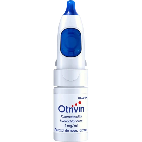 Otrivin 1 mg/ml aerozol do nosa, 10 ml - Ułatwia oddychanie i redukuje uczucie zatkanego nosa - 2
