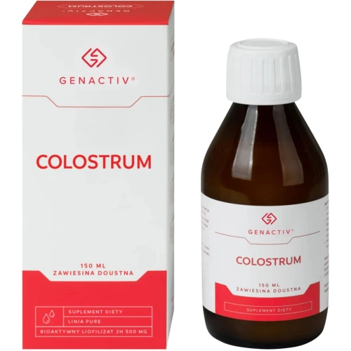 Genactiv Colostrum zawiesina, 150 ml - Colostrum dla dorosłych i dzieci - 1