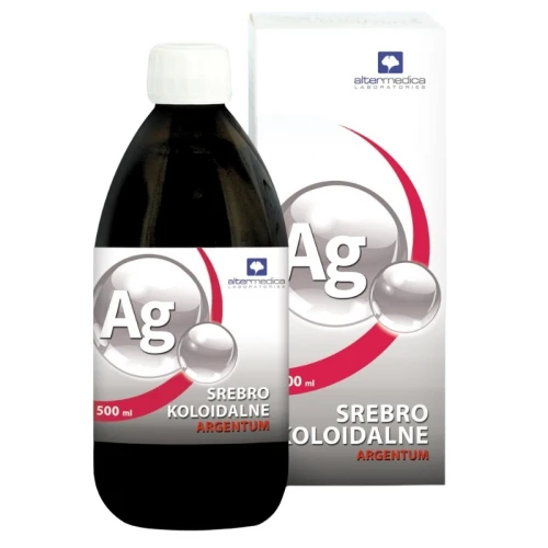 Srebro Koloidalne Argentum Tonik, 500 ml - Do codziennej pielęgnacji każdego typu skóry - 1