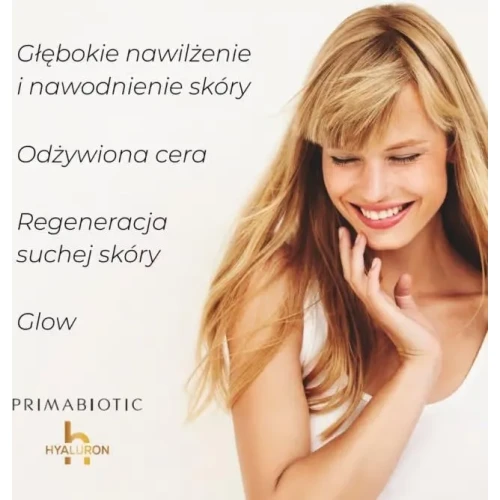 Primabiotic Hyaluron 250 mg,  30 buteleczek po 30 ml - Wegański shot z kwasem hialuronowym, witaminą C, biotyną, cynkiem i Q10 - 4
