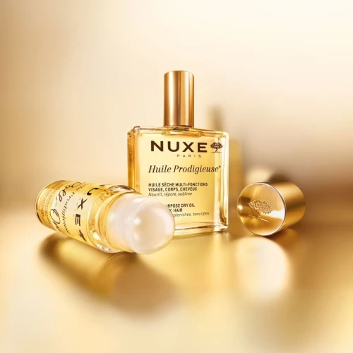 Nuxe Huile Prodigieuse Multifunkcyjny Olejek w roll-onie, 60 ml - Pielęgnacja twarzy, ciała i włosów w formacie roll-on - 5