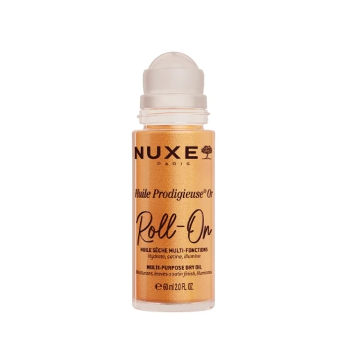 Nuxe Huile Prodigieuse Or Suchy olejek z drobinkami w roll-onie, 60 ml - Multifunkcyjny olejek z drobinkami złota - 1