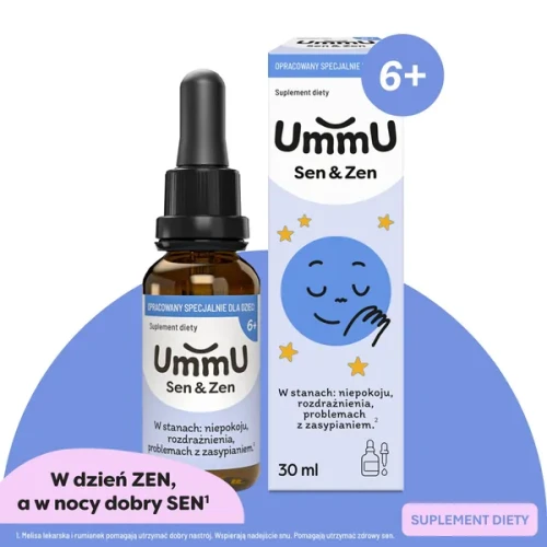 UmmU Sen & Zen 6+ Krople, 30 ml - Dla dzieci powyżej 6 roku życia w stanach niepokoju i przy problemach z zasypianiem - 5