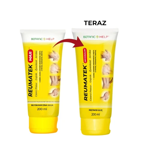 Botanic Help Reumatek Oryginalny, żel 200 ml -  Rozluźniająco – relaksujący żel do masażu - 1
