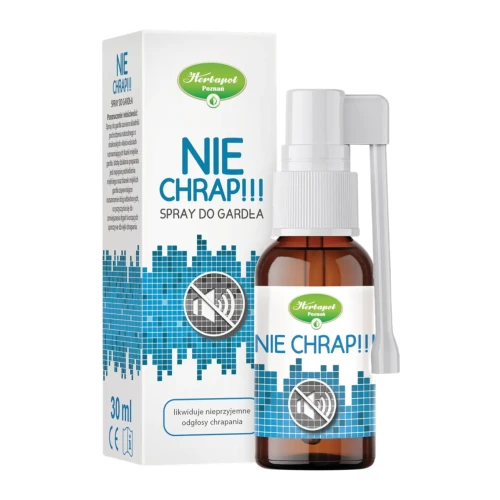 Nie Chrap!!! Spray, 30 ml - Spray na chrapanie na bazie składników roślinnych - 1