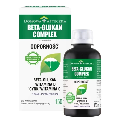 Domowa Apteczka Beta-Glukan Complex, płyn 150 ml - Wsparcie odporności  i ochrona w sezonie infekcji - 1