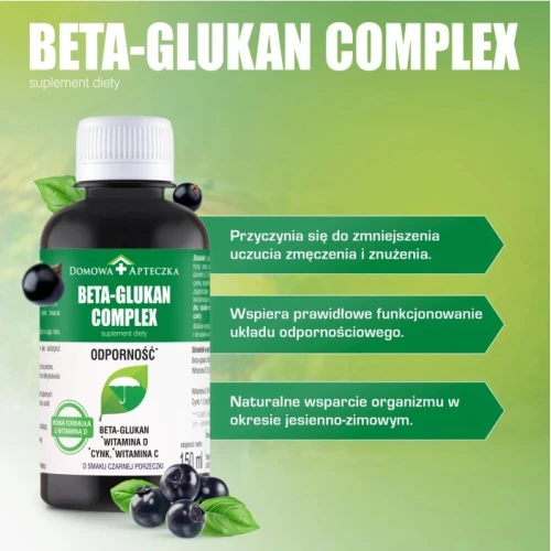 Domowa Apteczka Beta-Glukan Complex, płyn 150 ml - Wsparcie odporności  i ochrona w sezonie infekcji - 2