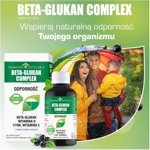 Domowa Apteczka Beta-Glukan Complex, płyn 150 ml - Wsparcie odporności  i ochrona w sezonie infekcji - 3