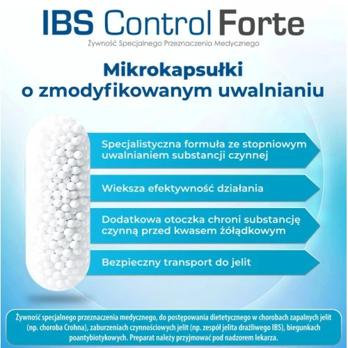 IBS Control Forte Maślan Sodu, 60 kapsułek - Wsparcie regeneracji i odbudowy nabłonka jelitowego - 2