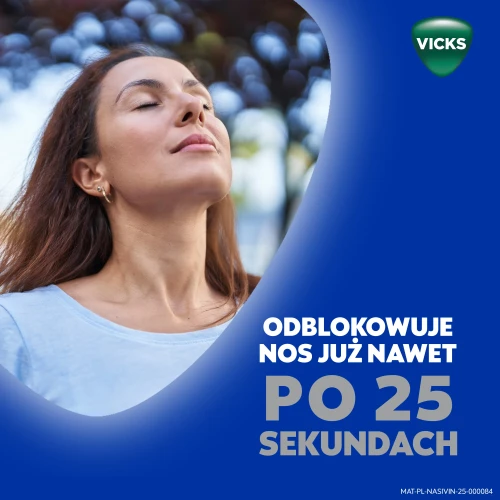 Nasivin Vicks Classic 0,5 mg/ml, aerozol do nosa, 10 ml - Roztwór z oksymetazoliną dla dorosłych i dzieci w wieku powyżej 6. roku życia. - 3