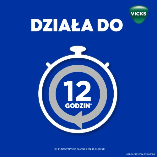Nasivin Vicks Classic 0,5 mg/ml, aerozol do nosa, 10 ml - Roztwór z oksymetazoliną dla dorosłych i dzieci w wieku powyżej 6. roku życia. - 4