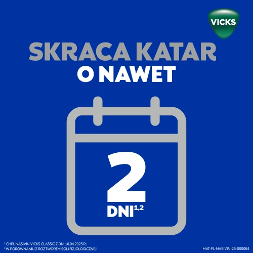 Nasivin Vicks Classic 0,5 mg/ml, aerozol do nosa, 10 ml - Roztwór z oksymetazoliną dla dorosłych i dzieci w wieku powyżej 6. roku życia. - 6