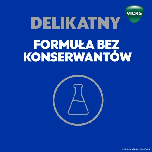 Nasivin Vicks Classic 0,5 mg/ml, aerozol do nosa, 10 ml - Roztwór z oksymetazoliną dla dorosłych i dzieci w wieku powyżej 6. roku życia. - 7