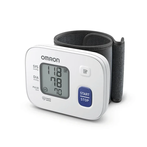 Omron RS2 HEM-6161-E Ciśnieniomierz nadgarstkowy, 1 sztuka - Kompaktowy aparat do kontroli ciśnienia - 1
