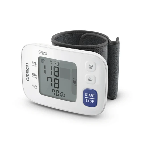 Omron RS4 HEM-6181-E Ciśnieniomierz nadgarstkowy, 1 sztuka - Automatyczne urządzenie do pomiaru krwi - 1