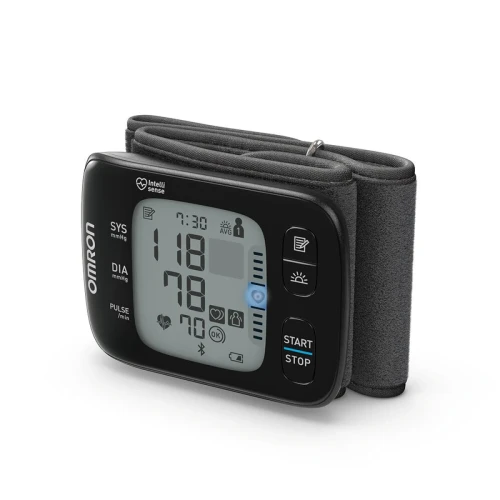Omron RS7 Intelli IT HEM-6232T-E Ciśnieniomierz nadgarstkowy, 1 sztuka - Aparat do monitorowania ciśnienia z funkcją Bluetooth - 1