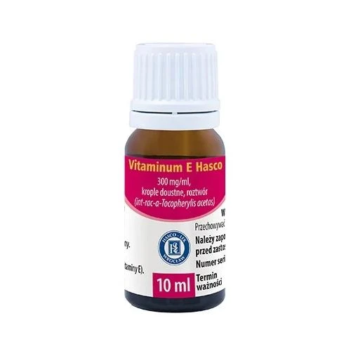 Vitaminum E Hasco 300mg/ml Krople doustne, 10 ml - Uzupełnianie niedoborów witaminy E - 2