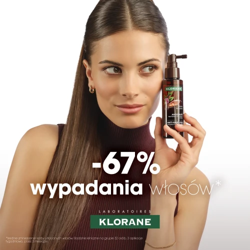 Klorane  Chinina, kuracja przeciw wypadaniu włosów, 100 ml - Intensywne serum wzmacniające z chininą i kofeiną - 6
