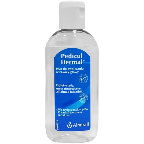 Pedicul Hermal płyn do zwalczania wszawicy głowy, 100 ml -  Z dimetykonem, który nietoksyczne usuwa wszawicę głowy i jajeczka wszy - 1