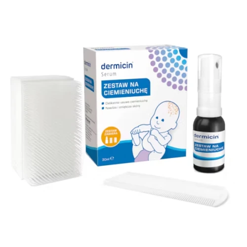 Dermicin zestaw na ciemieniuchę, 30 ml - Skuteczna i bezpieczna kuracja dla niemowląt - 1