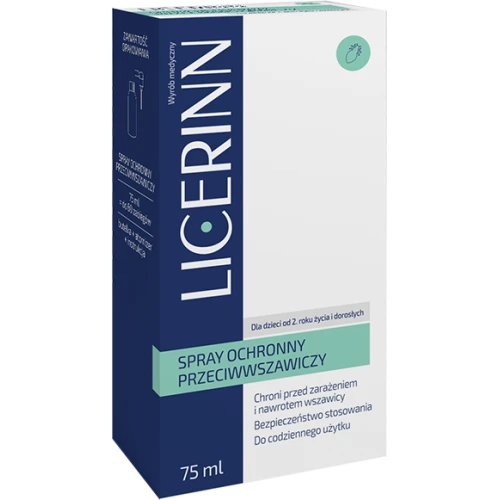 Licerinn Spray ochronny przeciwwszawiczy, 75 ml - Ochrona przed zarażeniem wszawicą - 1
