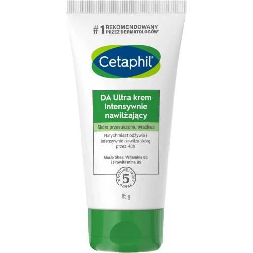 Cetaphil DA Ultra Krem intensywnie nawilżający, 85 g - Krem do skóry bardzo suchej, wrażliwej, z AZS lub/i wypryskiem - 1