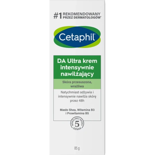 Cetaphil DA Ultra Krem intensywnie nawilżający, 85 g - Krem do skóry bardzo suchej, wrażliwej, z AZS lub/i wypryskiem - 2