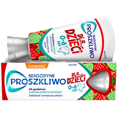 Sensodyne Proszkliwo Pasta do zębów dla dzieci 0-6 lat, 50 ml - Zdrowy start dla mlecznych zębów - 1