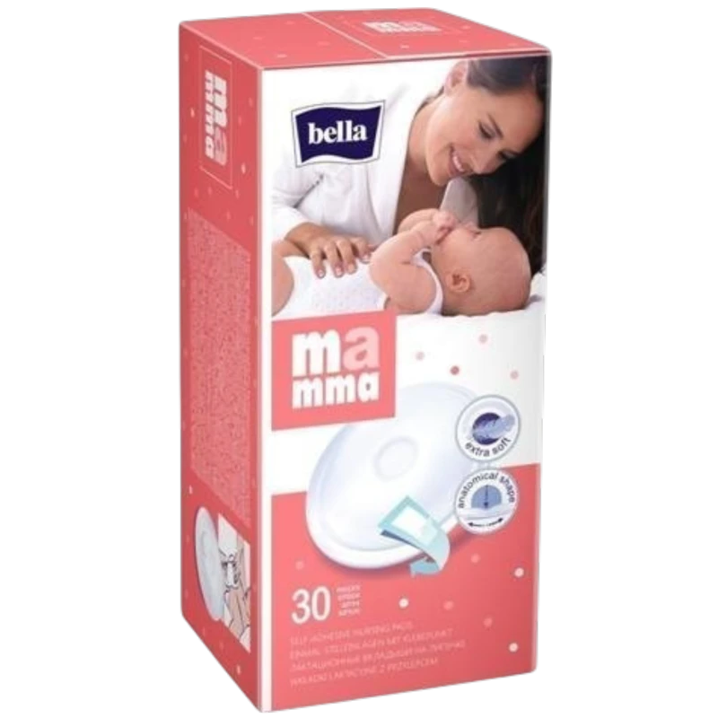 Bella Mamma Wkładki laktacyjne, 30 sztuk - Wkładki do biustonosza dla kobiet karmiących piersią - 1