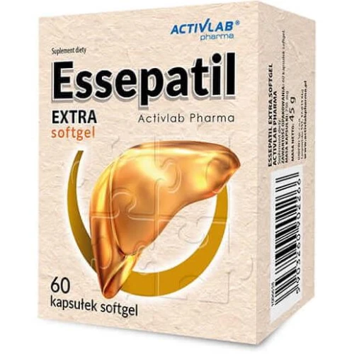ActivLab Pharma Essepatil Extra, 60 kapsułek softgel - Fosfolipidy sojowe w miękkich kapsułkach - 1