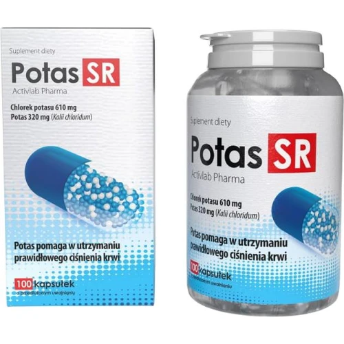 ActivLab Pharma Potas SR, 100 kapsułek - Pomaga w utrzymaniu prawidłowego ciśnienia krwi - 2