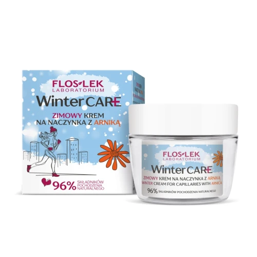 Floslek Winter Care Zimowy krem na naczynka z arniką, 50 ml - Ochrona i ukojenie skóry wrażliwej - 1