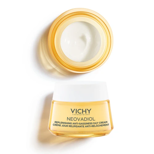 Vichy Neovadiol Magistral Zestaw - Balsam na dzień, 50 ml + Krem na noc, 50 ml - Odżywienie, ujędrnienie i redukcja wiotczenia skóry po menopauzie - 1
