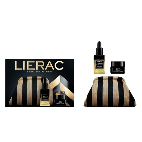 Lierac Premium Zestaw - Serum regenerujące, 30 ml + Krem pod oczy, 20 ml - Skuteczna walka ze zmarszczkami - 1