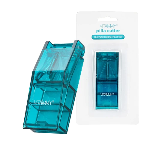 Vitammy Pilla Cutter Gilotyna do leków, 1 sztuka - Ułatwia precyzyjne dzielenie tabletek - 1