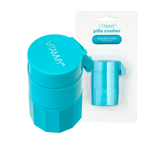 Vitammy Pilla Crusher Kruszarka do leków, 1 sztuka - Ułatwia precyzyjne dzielenie i rozkruszanie tabletek - 1