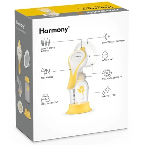 Medela Harmony Flex dwufazowy laktator ręczny, 1 sztuka - Do dyskretnego odciągania pokarmu  - 2