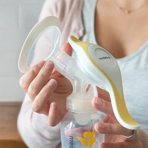 Medela Harmony Flex dwufazowy laktator ręczny, 1 sztuka - Do dyskretnego odciągania pokarmu  - 4