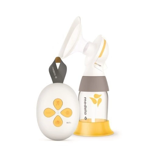 Medela Solo pojedynczy laktator elektryczny na USB, 1 sztuka - Z wbudowanym akumulatorem i lejkiem PersonalFit Flex™ - 1