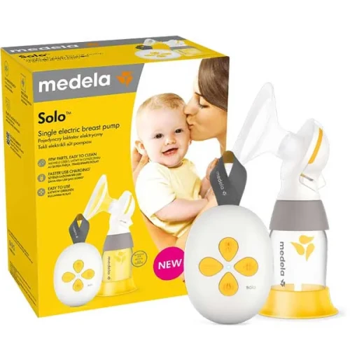 Medela Solo pojedynczy laktator elektryczny na USB, 1 sztuka - Z wbudowanym akumulatorem i lejkiem PersonalFit Flex™ - 5